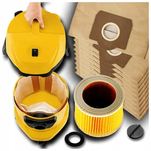 10x Worki Filtr Do Odkurzacza Karcher WD3 200 MV3 Grubsze Wzmocnione Jakość - Worki do odkurzaczy - miniaturka - grafika 1
