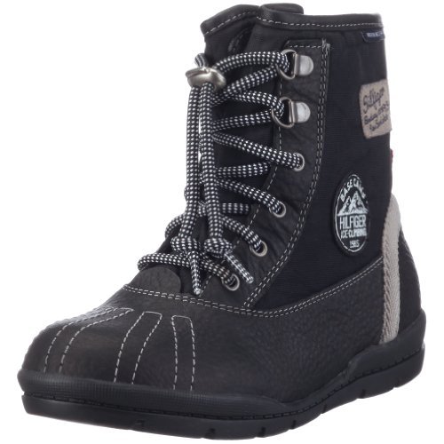 Tommy Hilfiger FB8FB01366 MILO 2, kozaki chłopięce, czarny Black, 39 eu