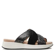 Klapki i japonki damskie - Klapki Caprice 9-27203-42 Czarny - miniaturka - grafika 1