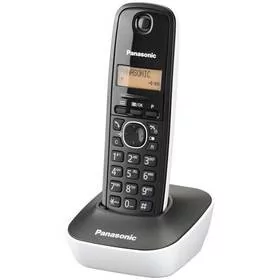 Telefon stacjonarny Panasonic KX-TG1611FXW (362993) Szary /Biały - Telefony stacjonarne - miniaturka - grafika 1