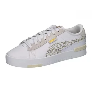 PUMA Damskie trampki JADA Renew laserowo cięte, biało-oryginalne złoto, rozmiar 40 - Trampki damskie - miniaturka - grafika 1