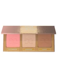 Bronzery i konturowanie twarzy - Dessi Paletka Glow & Contour 02 Tan 16g - miniaturka - grafika 1