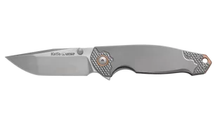 Nóż składany Viper Katla Grey Titanium 3D, Stonewashed M390 by Jesper Voxnæs (V5982TI3D) - Noże - miniaturka - grafika 1
