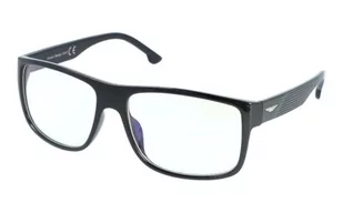 Męskie okulary do komputera z filtrem Blue Light - Okulary korekcyjne, oprawki, szkła - miniaturka - grafika 1