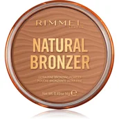 Bronzery i konturowanie twarzy - Rimmel Rimmel Natural Bronzer  002 Sunbronze 14g bronzer do twarzy - miniaturka - grafika 1