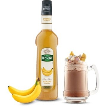 Syrop barmański Bananowy 700 ml do Kawy Drinków syrop koncentrat Teisseire