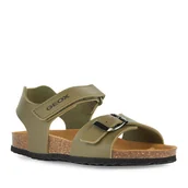 Buty dla chłopców - Sandały Geox J Ghita Boy J028LB 000BC C3704 D Zielony - miniaturka - grafika 1
