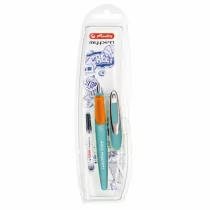 Herlitz Pióro wieczne My.Pen M turkus/pomarańcz - Przybory szkolne - miniaturka - grafika 1
