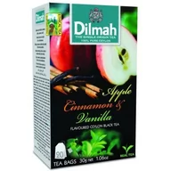 Herbata - Herbata DILMAH (20 torebek) czarna z aromatem Jabłko, Cynamon i Wanilia - miniaturka - grafika 1