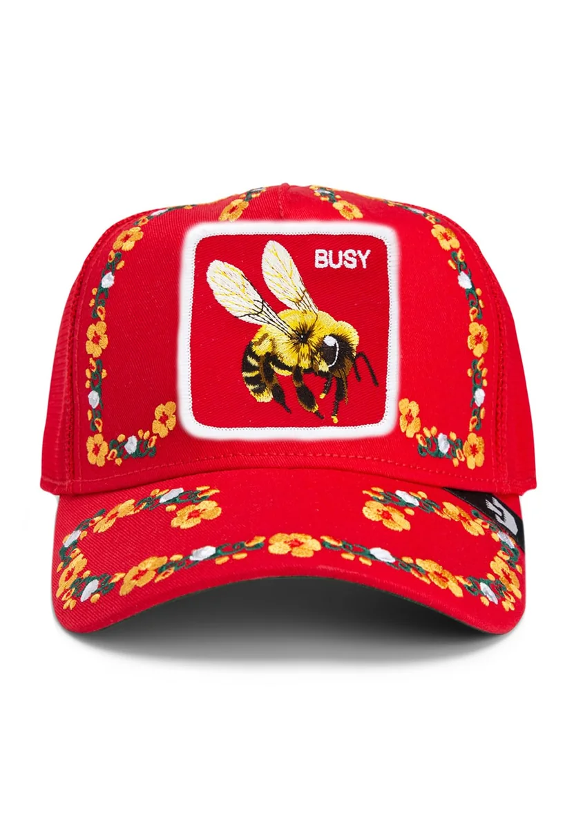 Goorin Bros. Trucker Cap Smell The Flowers Red czerwony, rozmiar: OneSize, czerwony, Rozmiar uniwersalny