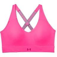 Bielizna sportowa damska - Biustonosz damski Under Armour  Vanish Mid-PNK XS - miniaturka - grafika 1