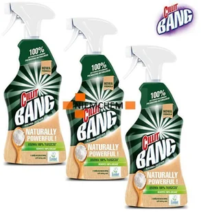 Cillit Bang Naturally Powerful Spray do Kuchni Zestaw 3 x 750ml - Środki do kuchni i łazienki - miniaturka - grafika 1
