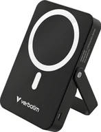 Powerbanki - Verbatim Charge n Go 10000mAh z podstawką Magnetic Wireless 20 W Czarny - miniaturka - grafika 1