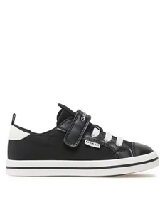 Geox Sneakersy Jr Ciak Girl J3504I01054C9999 S Czarny - Buty dla dziewczynek - miniaturka - grafika 1