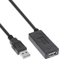 Kable USB - InLine® USB 2.0 Aktiv-Verlängerung, USB-A Stecker/Buchse, 5m - miniaturka - grafika 1