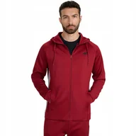 Bluzy męskie - Bluza męska 4F FNK M587 ciemna czerwień 4FWAW25TFSWM587 61S M - miniaturka - grafika 1