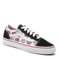 Trampki damskie - Tenisówki Vans - Old Skool VN0005WVB9P1 Love Vans Black/Pink - miniaturka - grafika 1