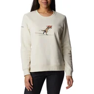 Bluzy damskie - Damska Bluza COLUMBIA HART MOUNTAIN II GRAPHIC 1959783192 – Beżowy - miniaturka - grafika 1