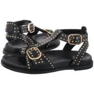 Sandały damskie - Sandały Czarne 76240-51 (WO310-a) Wojas - miniaturka - grafika 1