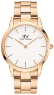 Zegarki damskie - Zegarek Daniel Wellington DW00100343 Iconic Link Amber 40mm Rosegold - - miniaturka - grafika 1