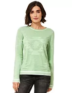 Swetry damskie - Cecil Damski sweter z dzianiny B302038, jasnozielony (Light Salvia Green), S, Light Salvia Green, S - miniaturka - grafika 1