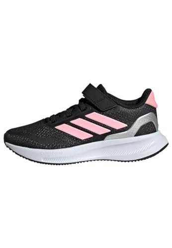 adidas Runfalcon 5 Shoes Kids, Niskie Buty Niepiłkarskie, Core Black/Pink Spark/Silver Met, 33 EU, Core Black Pink Spark Silver Met, 33 EU