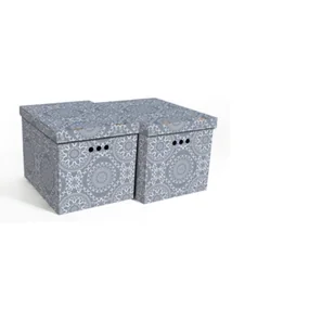Pudła Maroko szare XL 2 szt. - Pudła i pojemniki do przechowywania - miniaturka - grafika 1