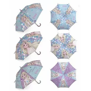 Parasolka dla dzieci Frozen fioletowa mix 96cm - Parasole - miniaturka - grafika 1