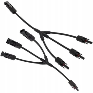 Trójnik złącze solarne MC4 para SR-MC4-Y3 - Akcesoria do kolektorów i fotowoltaiki - miniaturka - grafika 1