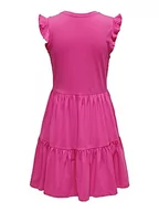 Sukienki - ONLY ONLMAY Cap Sleev FRIL Dress Box JRS NOOS sukienka, Shocking Pink, M, Shocking Pink, M - miniaturka - grafika 1