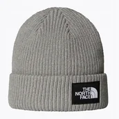 Czapki damskie - Czapka zimowa The North Face Salty Lined Beanie - Light Grey Heather - miniaturka - grafika 1