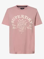 Koszulki i topy damskie - Superdry - T-shirt damski, różowy - miniaturka - grafika 1