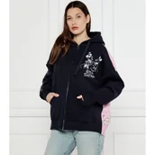 Bluzy damskie - Desigual Bluza MICKEY MOUSE DESIGUAL X DISNEY | Regular Fit | z dodatkiem wełny - miniaturka - grafika 1