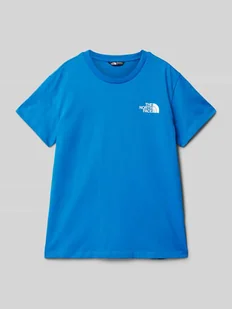 T-shirt z nadrukiem z logo - Koszulki dla chłopców - miniaturka - grafika 1