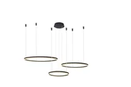 Lampy sufitowe - Lampa wisząca Halo AZ4975 180W do salonu ring czarna - miniaturka - grafika 1