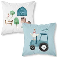 Pościel dla dzieci - Poszewka 40X40 Dla Dzieci Wesoła Farma 05B - miniaturka - grafika 1