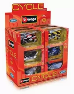 Samochody i pojazdy dla dzieci - Bburago Cycle 1:18, różne rodzaje - miniaturka - grafika 1