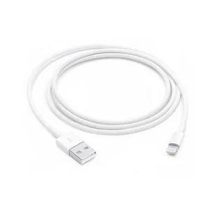 Kabel przewód USB-A - Lightning 1m  biały - Kable USB - miniaturka - grafika 1