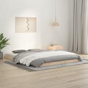 Łóżka - Lumarko Rama łóżka, 150x200 cm, lite drewno sosnowe, King Size - miniaturka - grafika 1