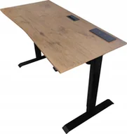 Biurka - Biurko Zdesk AD-114B-Pp/B-GN/B Brązowe 138 cm x 68 cm - miniaturka - grafika 1