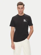 Koszulki męskie - Calvin Klein T-Shirt Abstract Graphic LV04RC853G Czarny Regular Fit - miniaturka - grafika 1