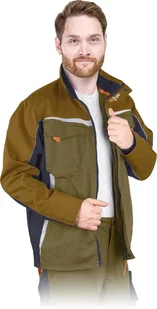 Leber & Hollman BLUZA OCHRONNA 3XL - LH-NA-J KHGP ab_LHNAJKHGP3XL - Odzież robocza - miniaturka - grafika 1