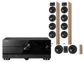 Kino domowe - Yamaha RX-A4A (czarny) + Diva 6 + 7 (dąb) - miniaturka - grafika 1