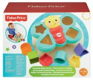 Fisher-Price. CDC22 Motylek, sorter kształtów - Zabawki interaktywne dla dzieci - miniaturka - grafika 1