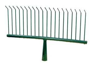 12382 Grabie druciane 40cm, wysokość 17cm, 20-zębne nieoprawne - Grabie i motyki - miniaturka - grafika 1