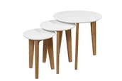 Ławy i stoliki kawowe - Actona Zestaw stolików Abin 9077-uniw - miniaturka - grafika 1