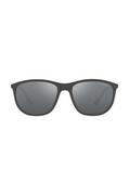 Okulary przeciwsłoneczne - Emporio Armani okulary przeciwsłoneczne męskie kolor szary - miniaturka - grafika 1