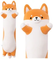 Maskotki i pluszaki - Pluszowa Maskotka Pies Shiba Poduszka Podłużna Wałek 60cm LEAN Toys - miniaturka - grafika 1