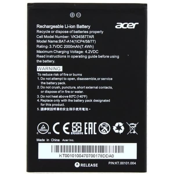 Acer BATTERY LI-ION 2000MAH MAIN
