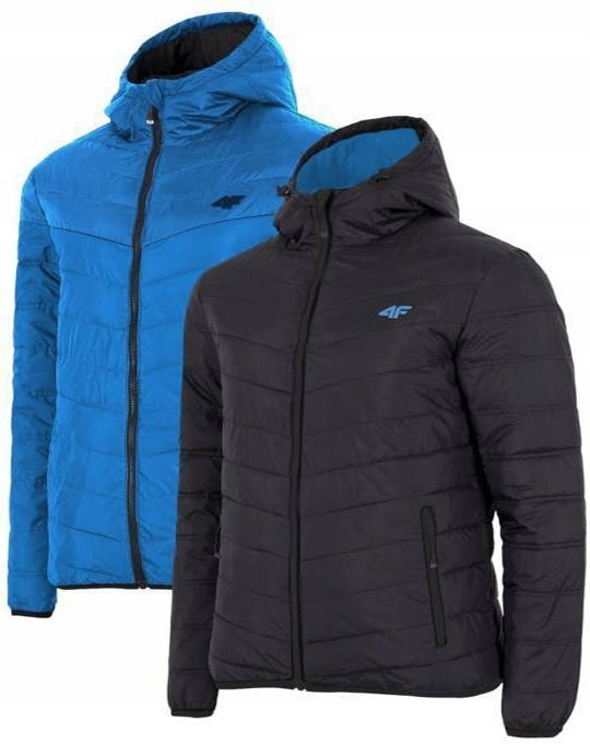 4F KURTKA MĘSKA PIKOWANA 2W1 DWUSTRONNA CIEPŁA ZIMOWA R. XXL